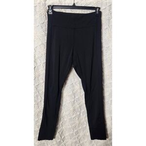 Athleta Womens Essex Leggings Size M Black‎ Athleisure Lounge Workout 3536670-00